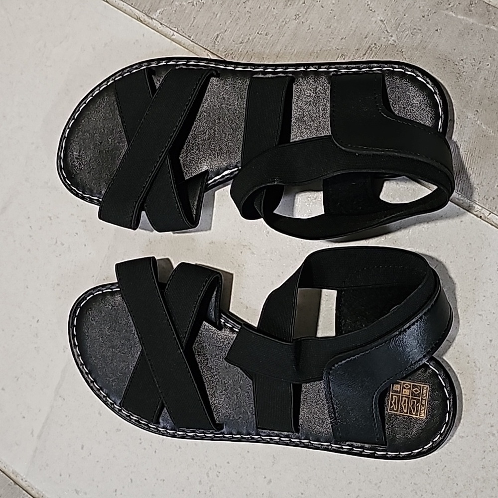 Shein black sandals, brand new